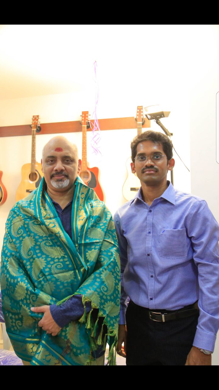RamaJogayya Sastry garu inaugurating Chords Music Academy